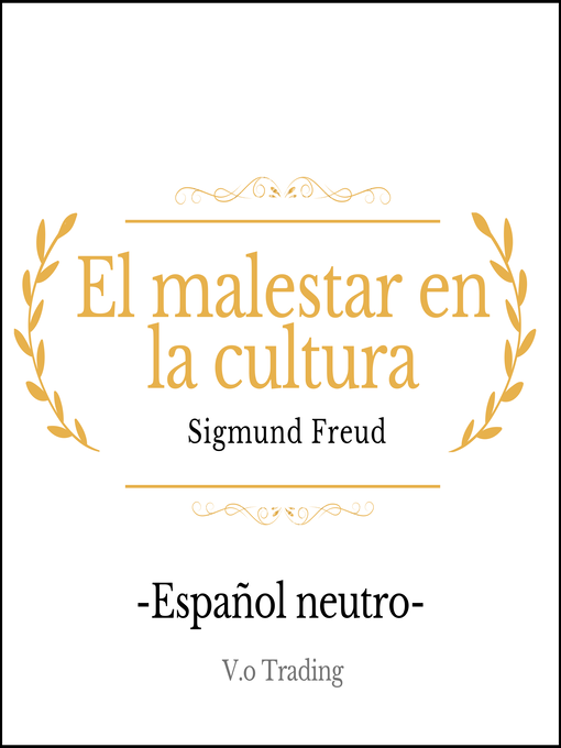 Title details for El malestar en la cultura by Sigmund Freud - Available